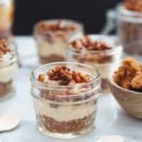 No Bake Caramel Cheesecake Mousse