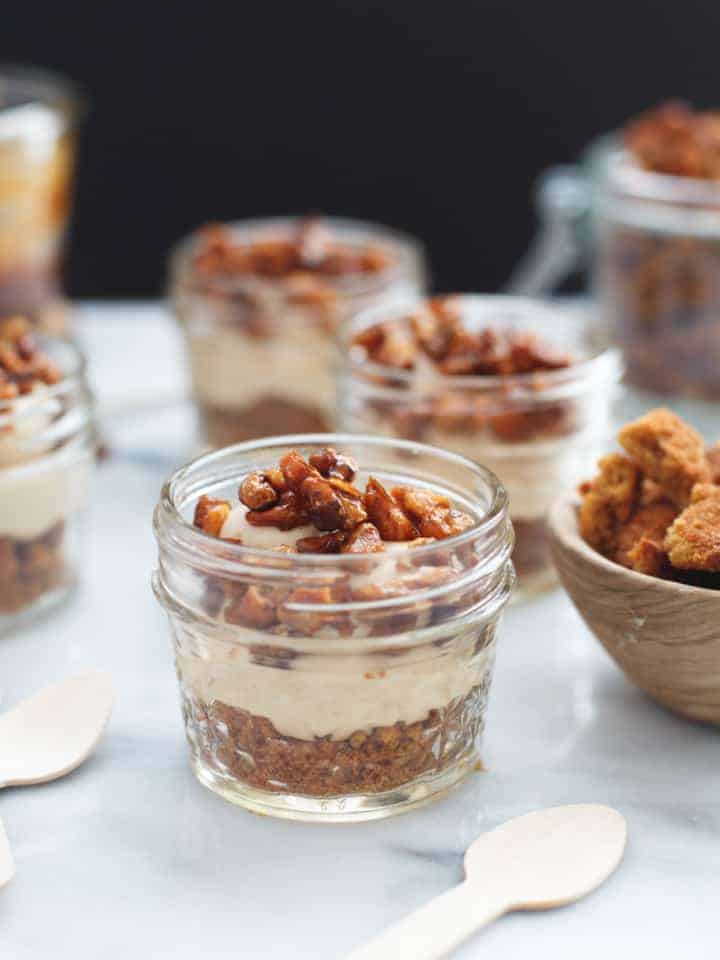 No Bake Caramel Cheesecake Mousse