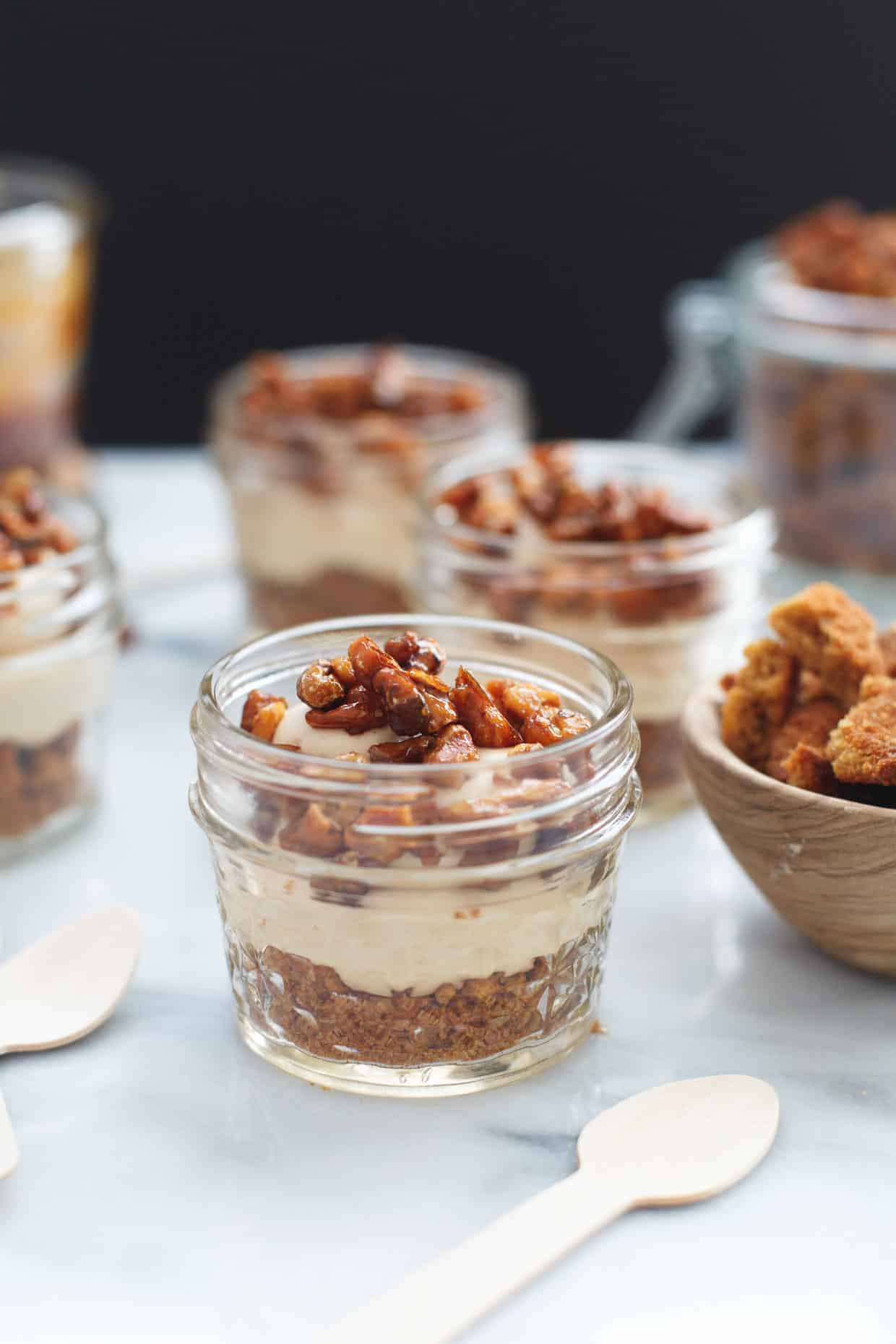 No Bake Caramel Cheesecake Mousse