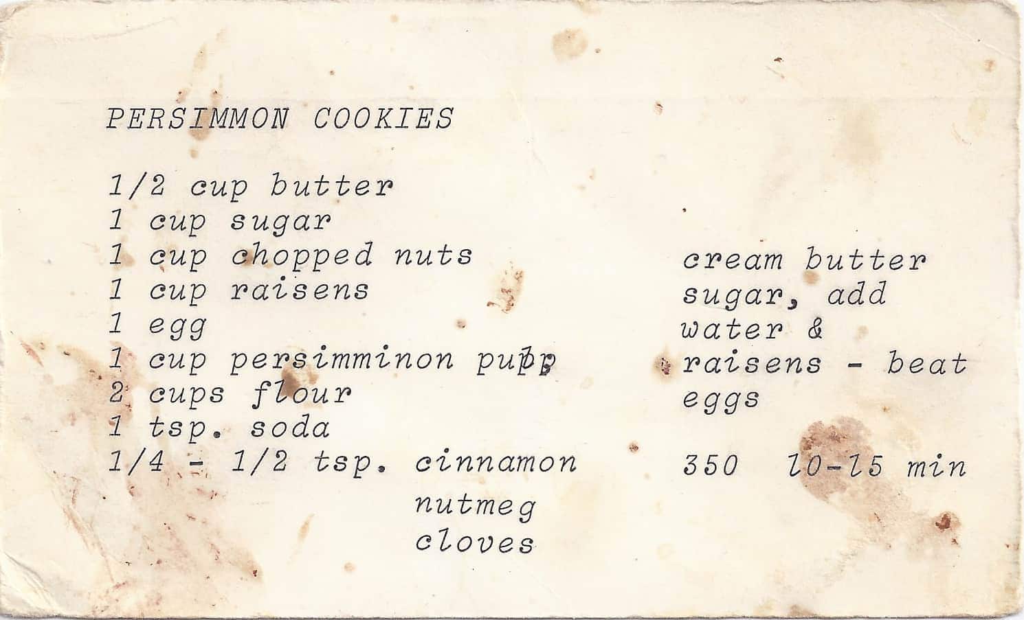 PersimmonCookiesRecipe