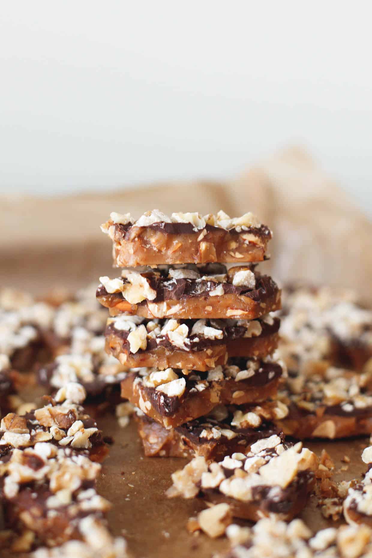 Chocolate Almond English Toffee