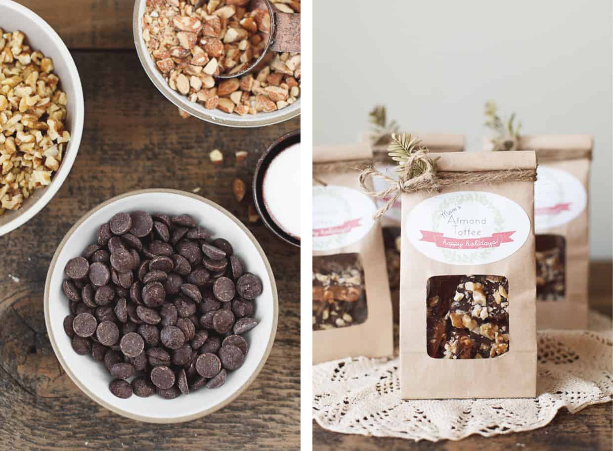 DIY Gift: Chocolate Almond Toffee