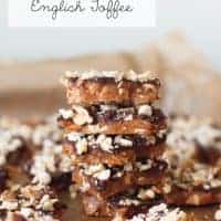 DIY Gift: Chocolate Almond English Toffee