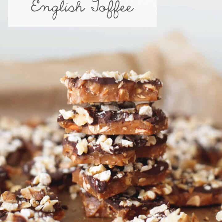 DIY Gift: Chocolate Almond English Toffee