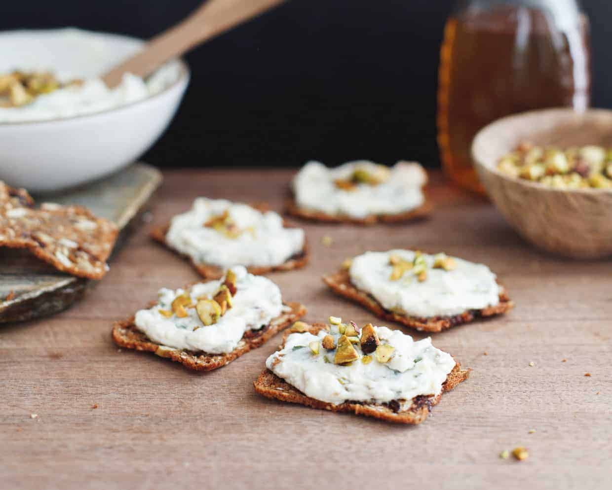 Herbed Pistachio Ricotta Spread