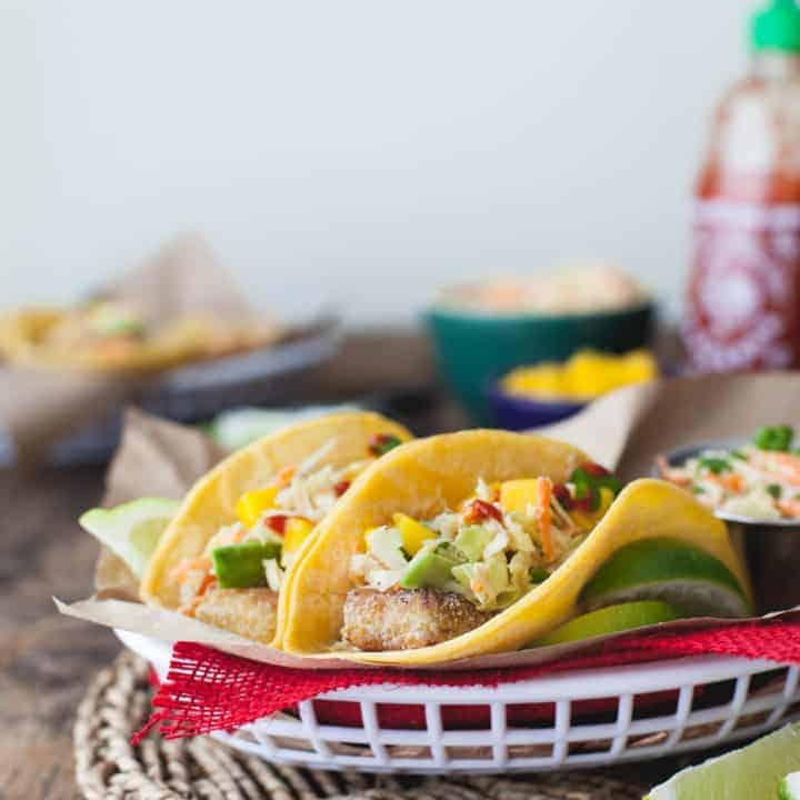 Buttermilk Fried Tofu Tacos