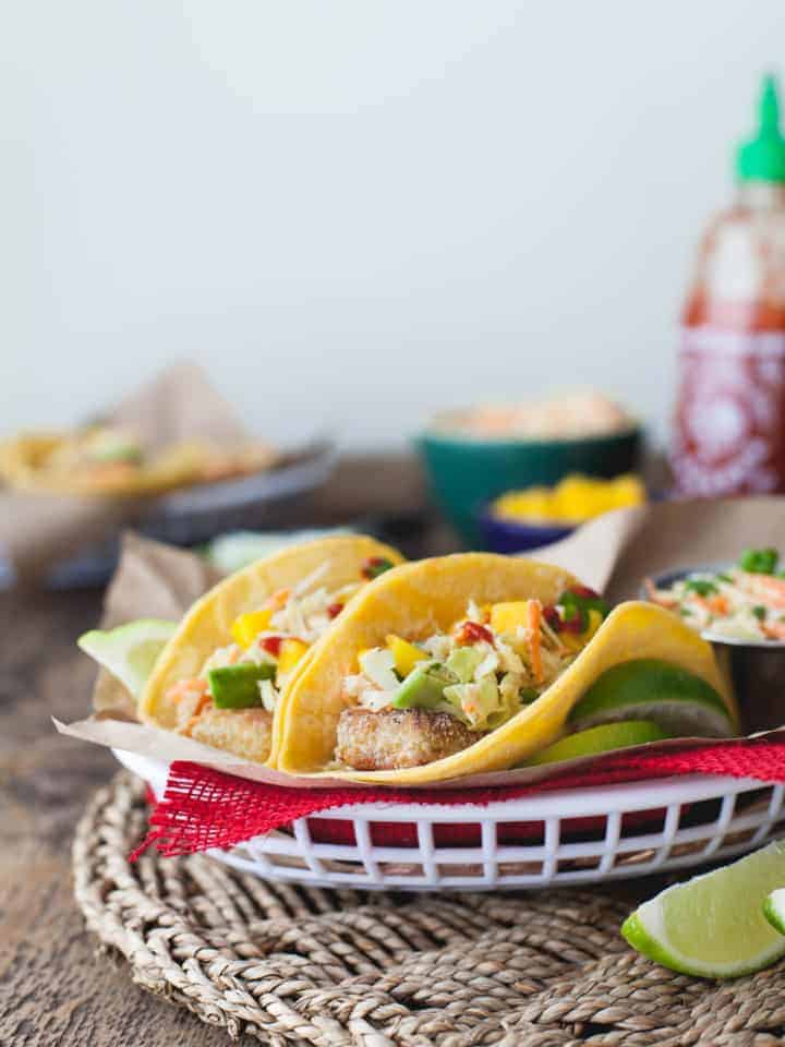 Buttermilk Fried Tofu Tacos