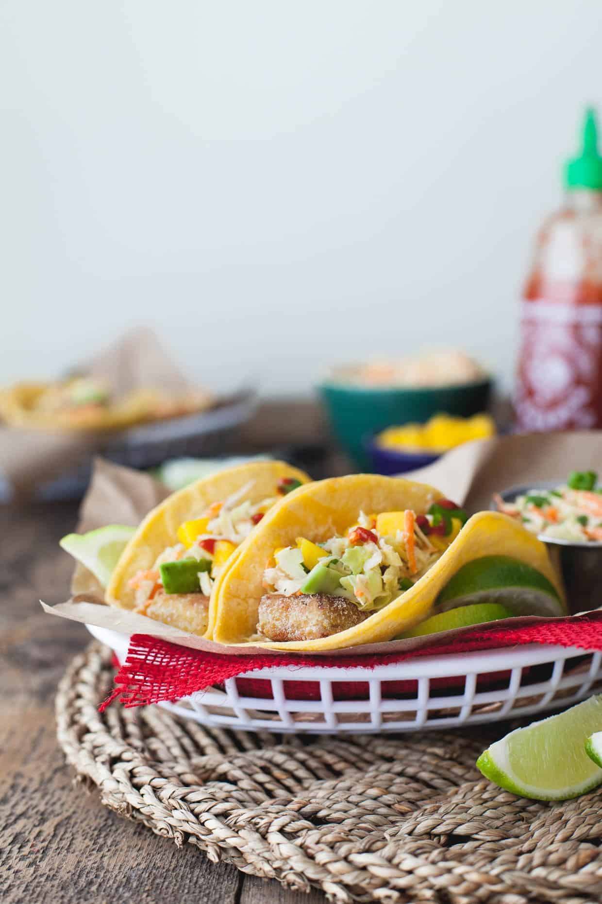 Buttermilk Fried Tofu Tacos