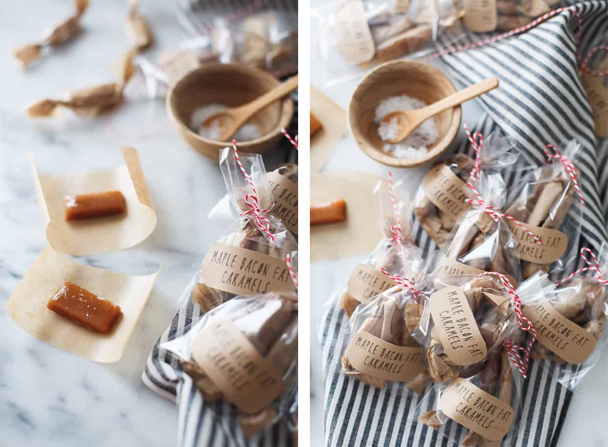 Maple Bacon Fat Caramel Candy