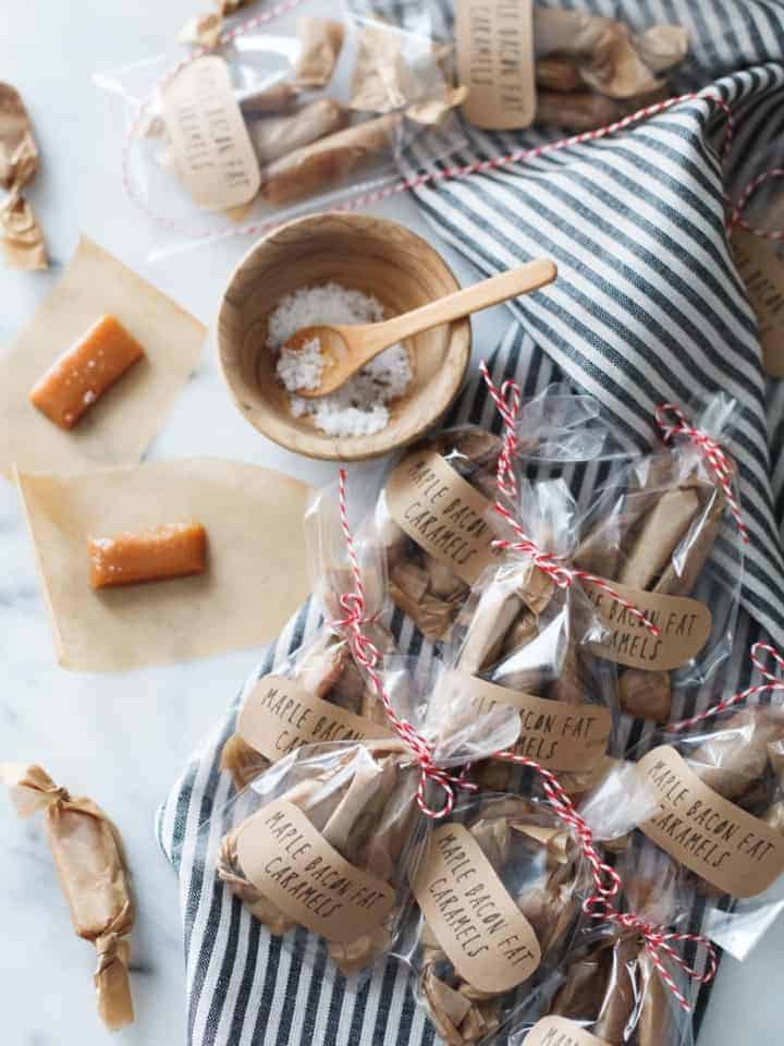Maple Bacon Fat Caramels