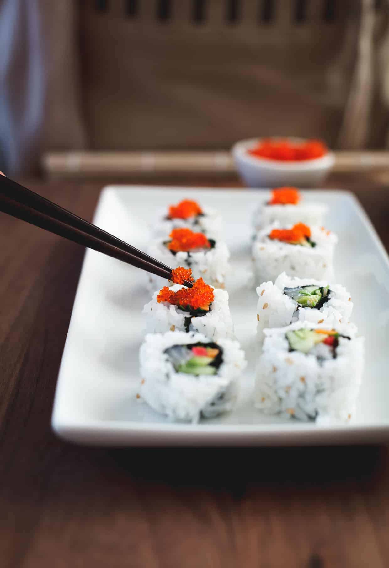 Sushi Roll Roe