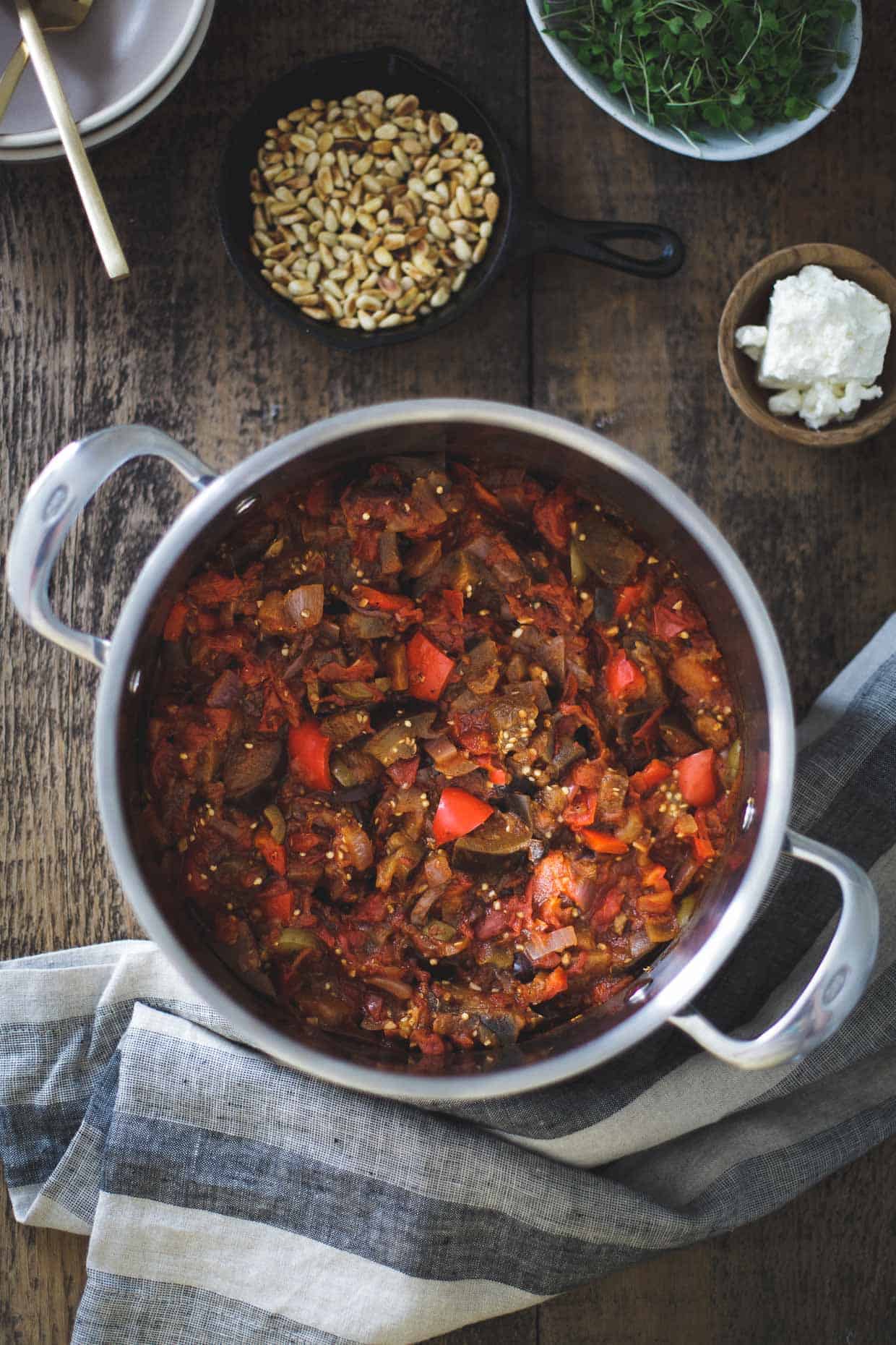 Tomato Eggplant Stew