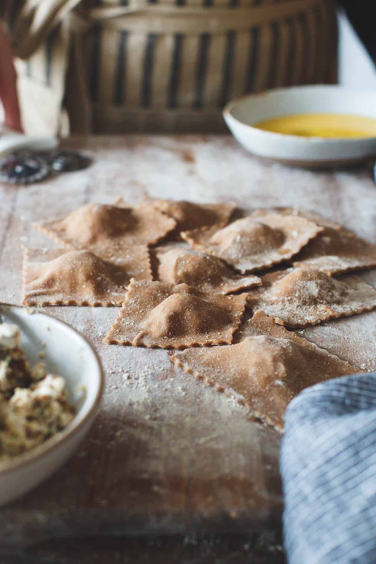 Gluten-Free Chestnut Flour Pasta Ravioli