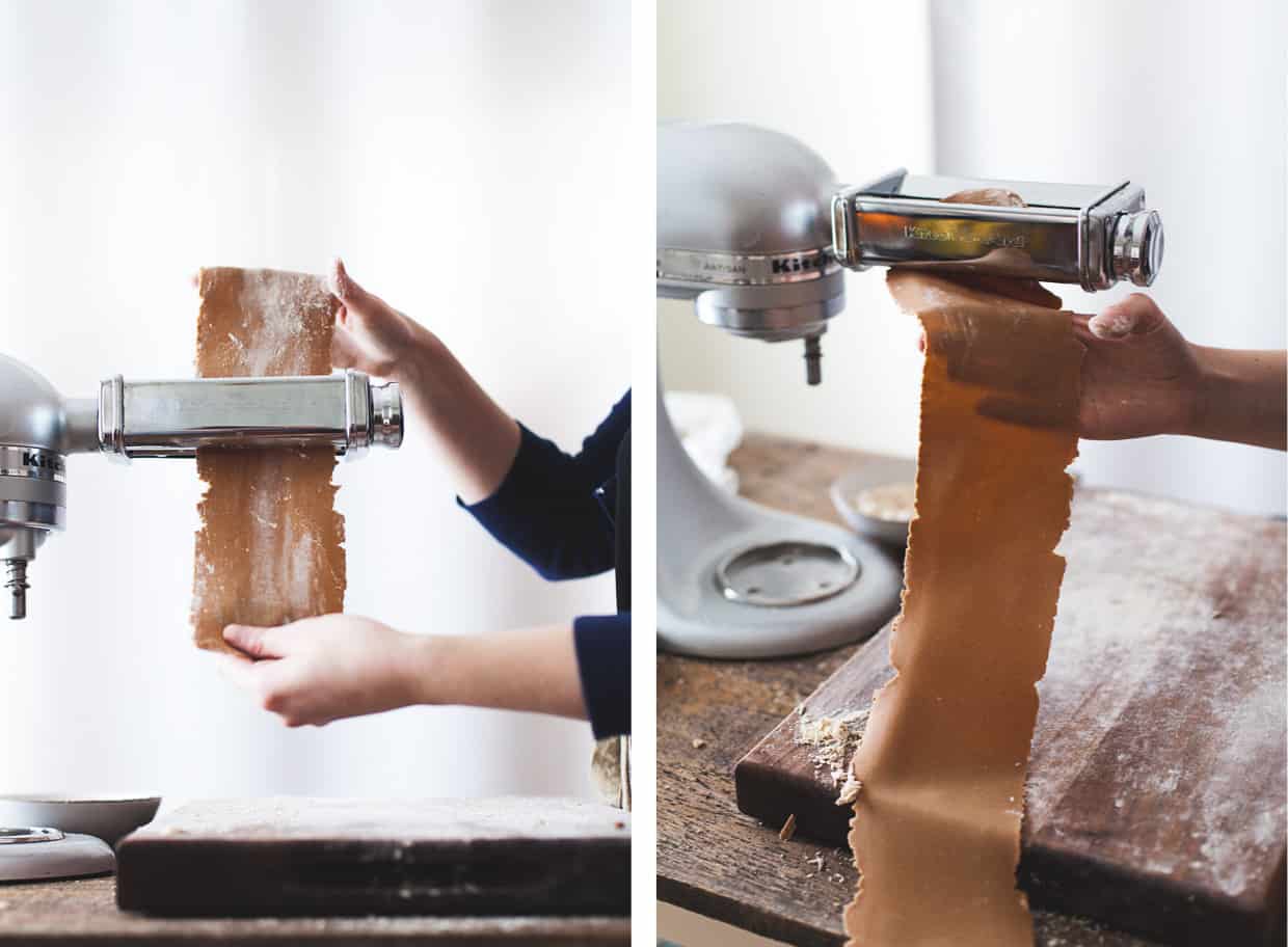 Gluten-Free Chestnut Flour Pasta Rolling