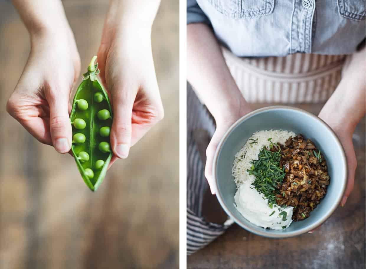 Spring Vegetables Ravioli Filling