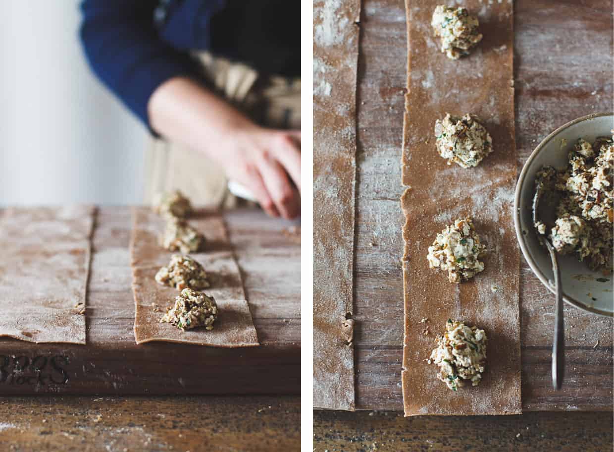 Gluten-Free Chestnut Flour Pasta Ravioli Filling