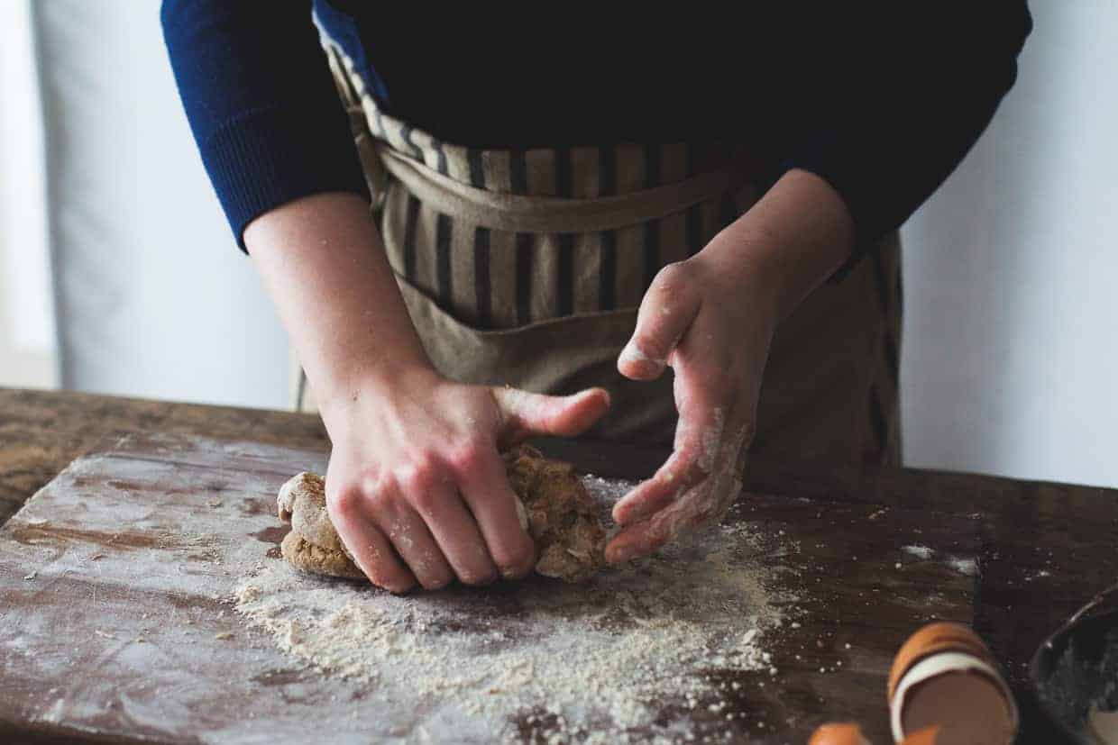 Gluten-Free Chestnut Flour Pasta Kneading