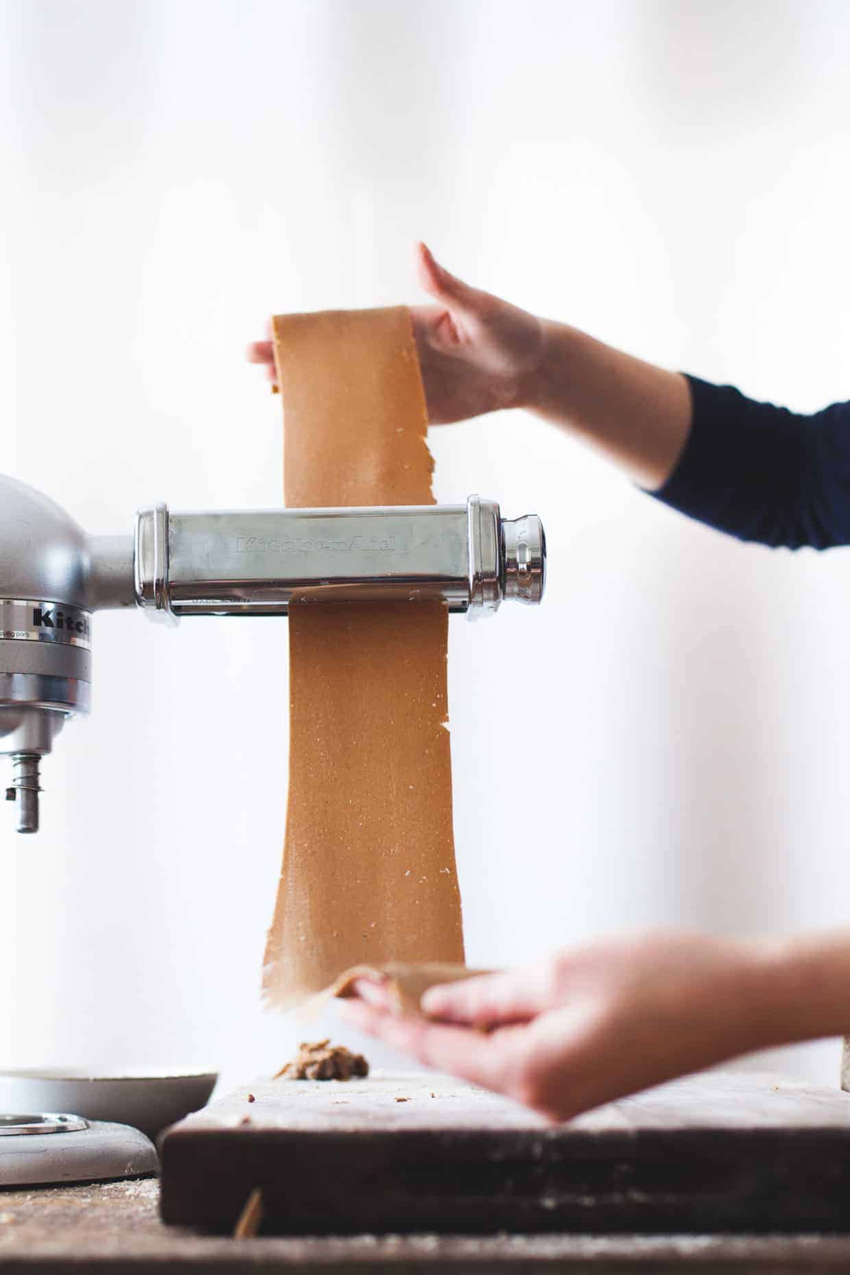 Gluten-Free Chestnut Flour Pasta Rolling