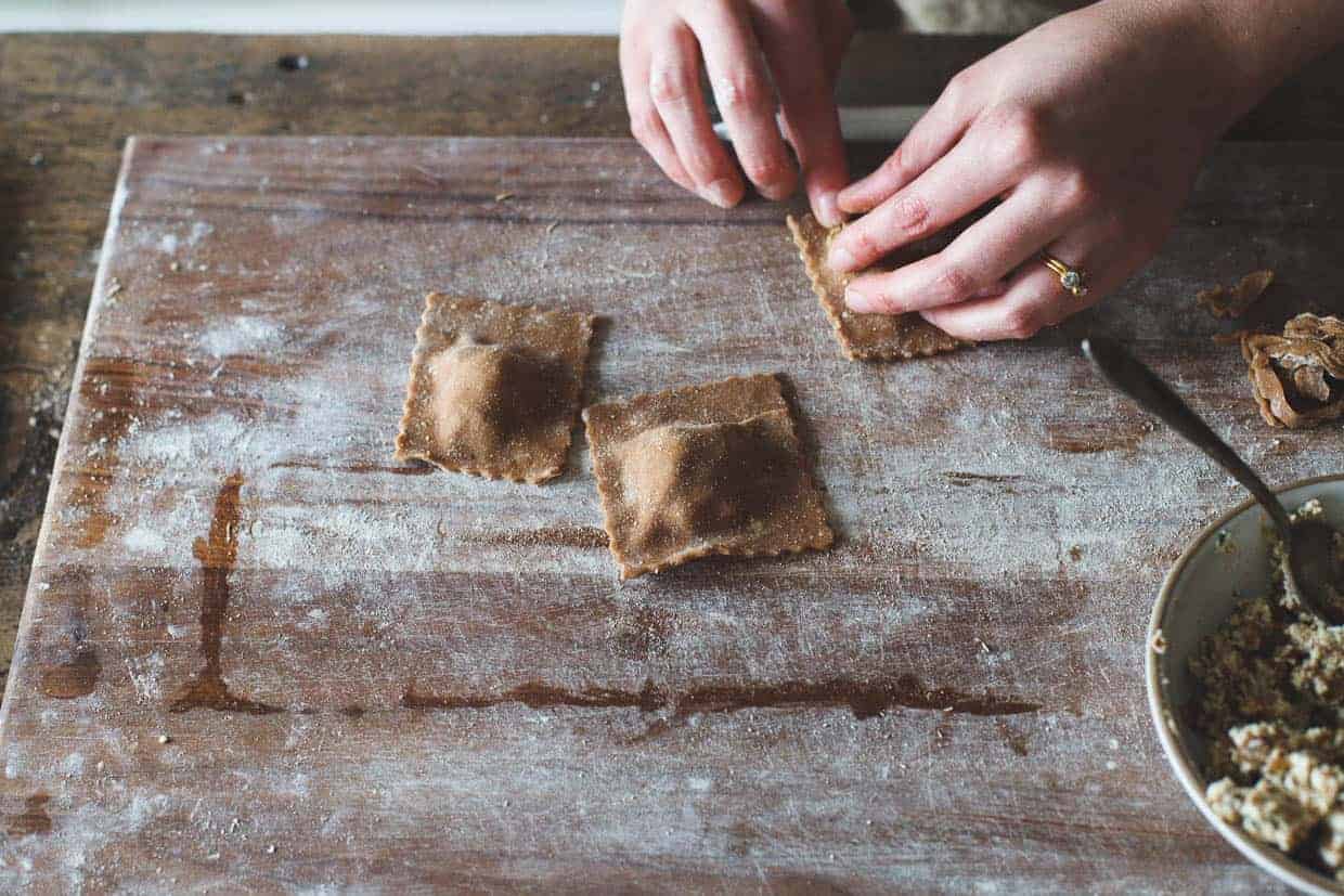 Gluten-Free Chestnut Flour Pasta Ravioli