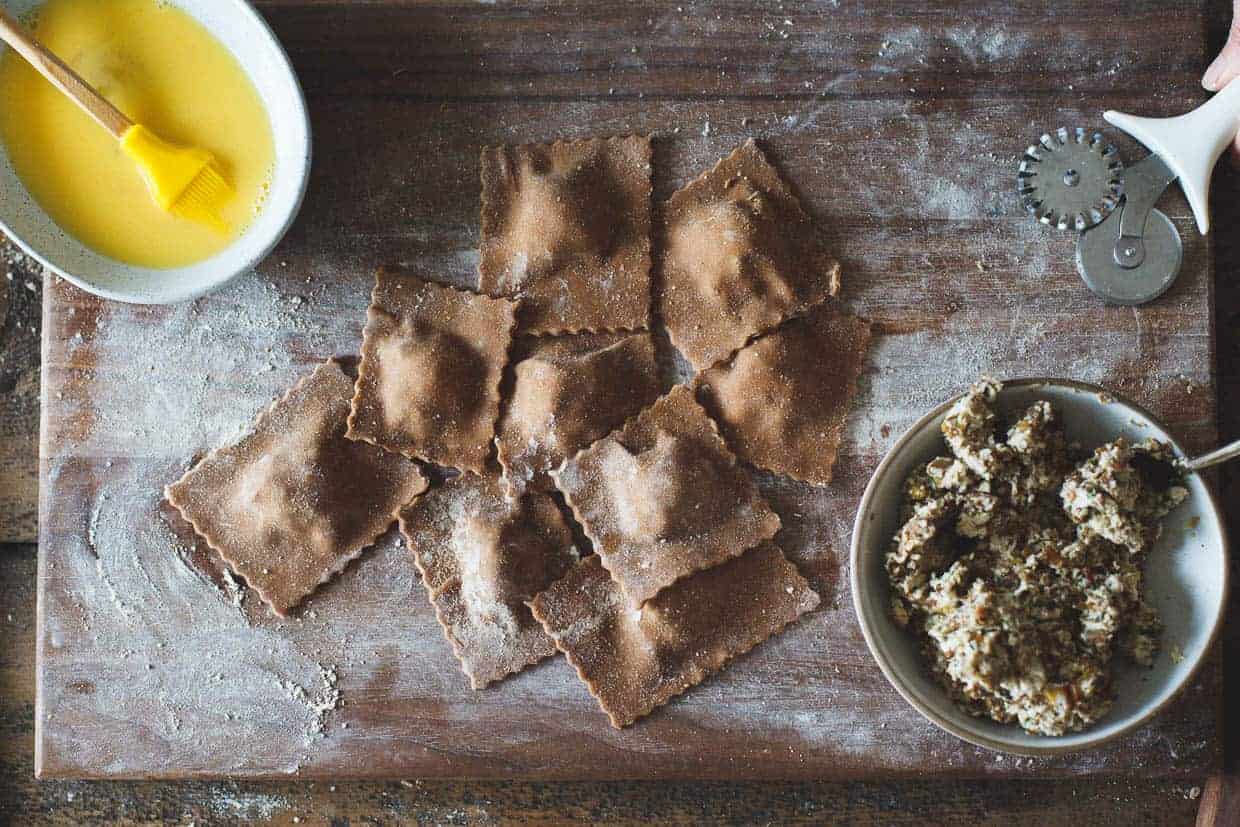 Gluten-Free Chestnut Flour Pasta Ravioli