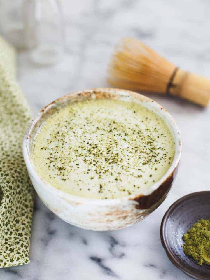 White Chocolate Matcha Latte