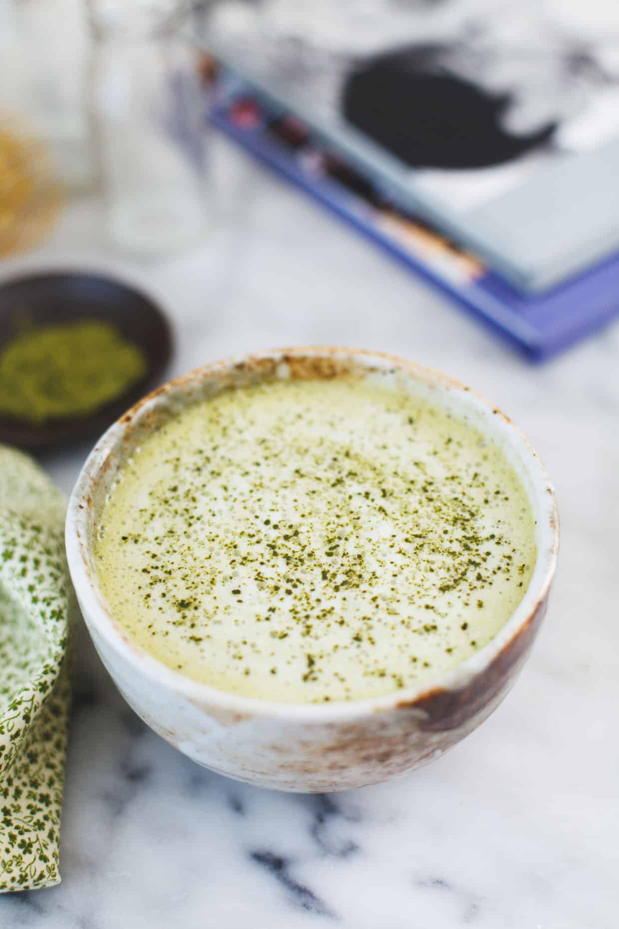 White Chocolate Matcha Latte