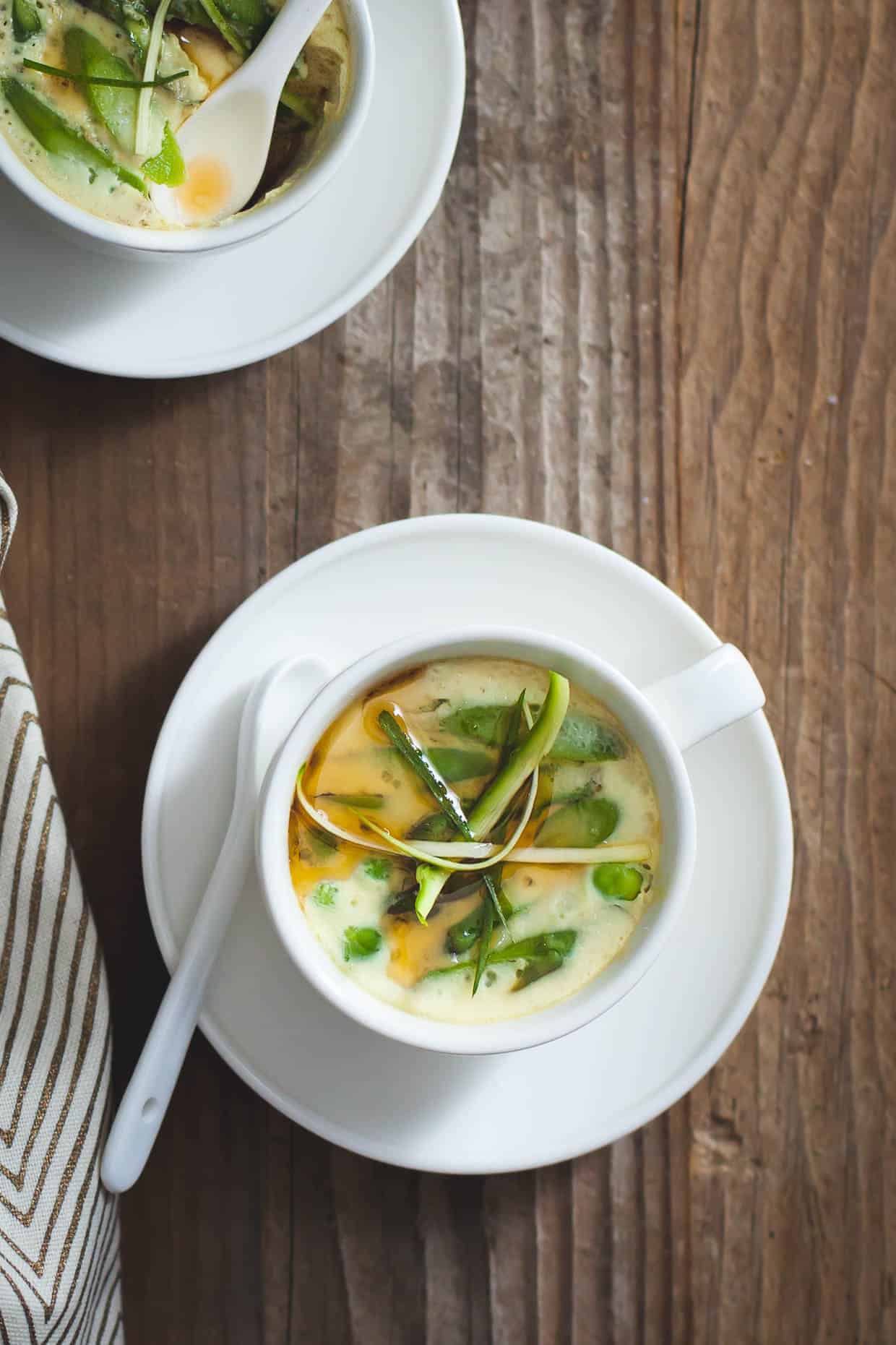 Parmesan Steamed Egg Custard