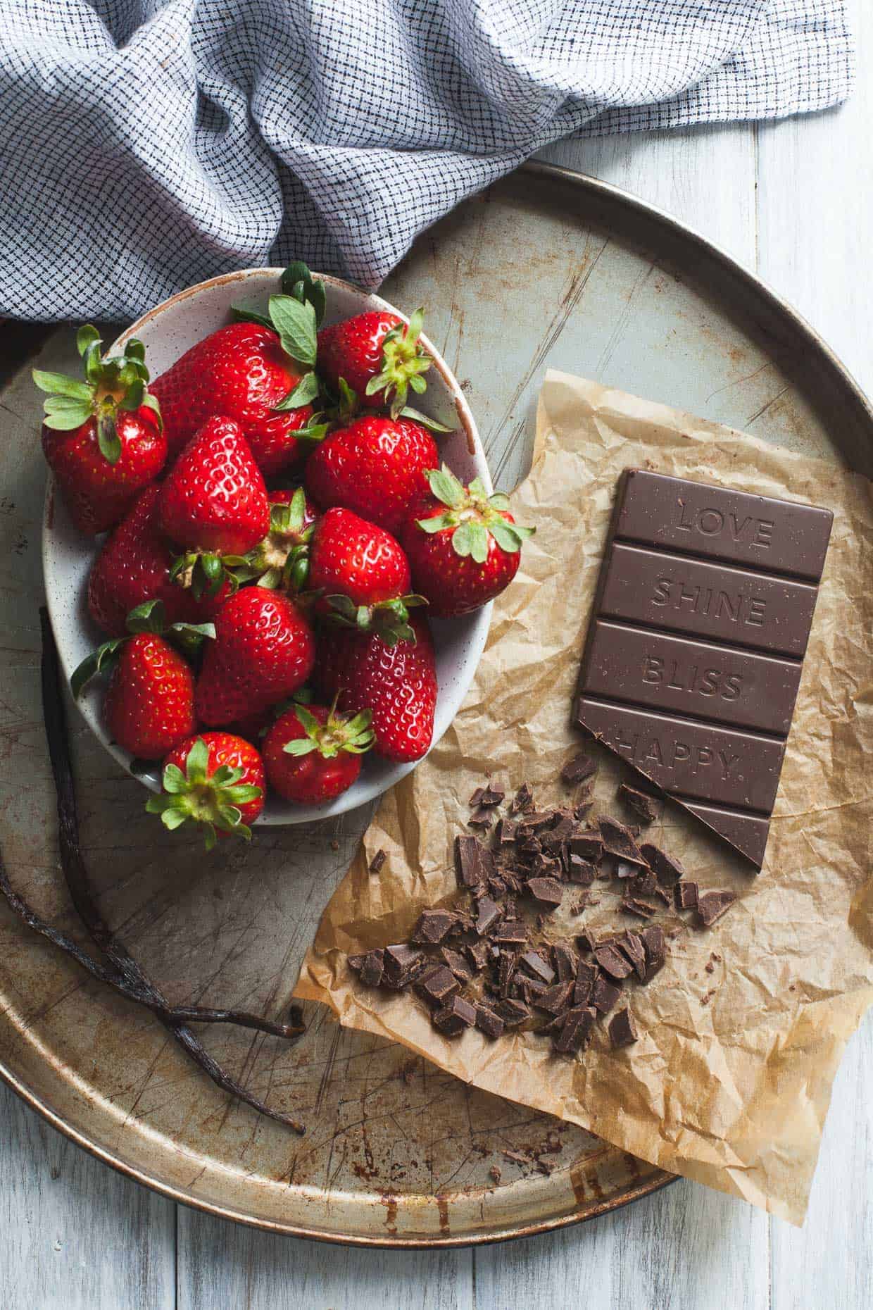 Vegan Strawberry Ice Cream with Aloha Chocolate Chunks