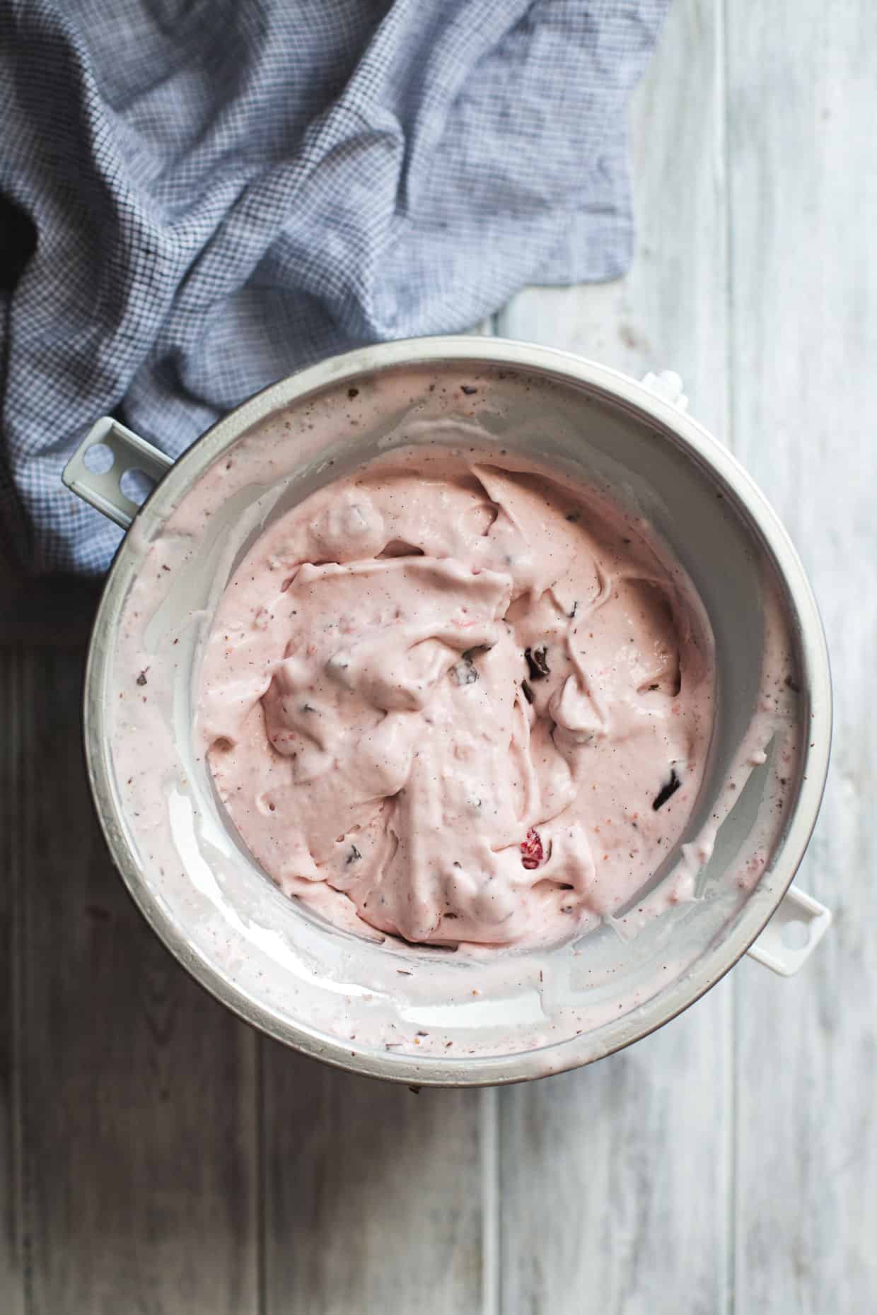 Vegan Strawberry Coconut Ice Cream