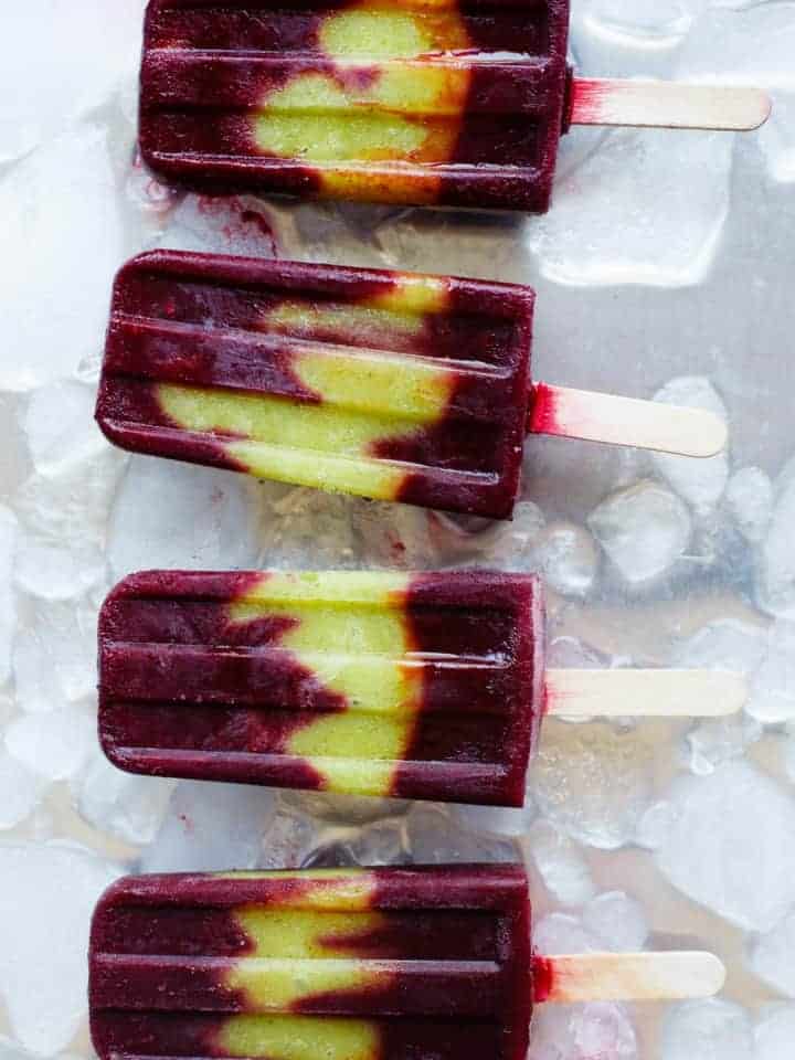 Blackberry Fig Sage Popsicles