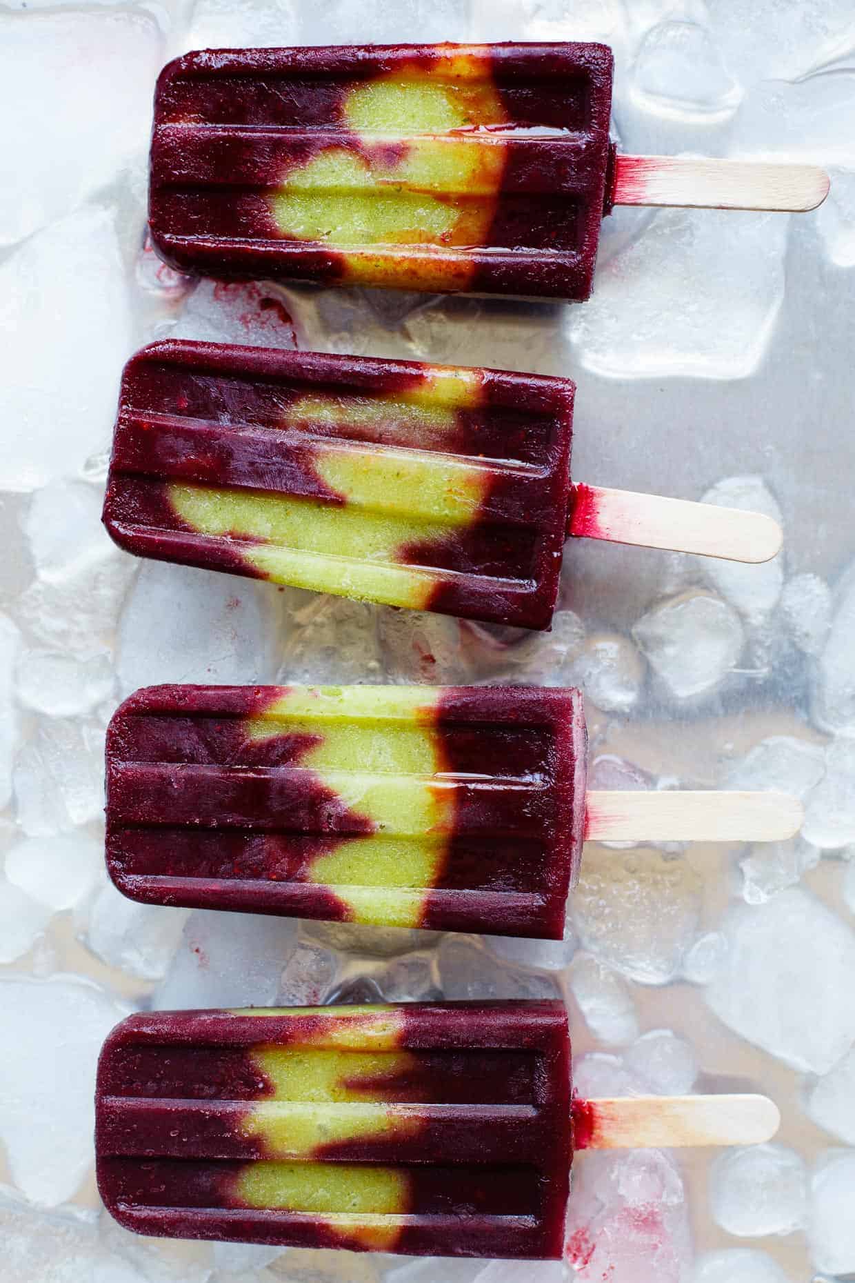 Blackberry Fig Sage Popsicles