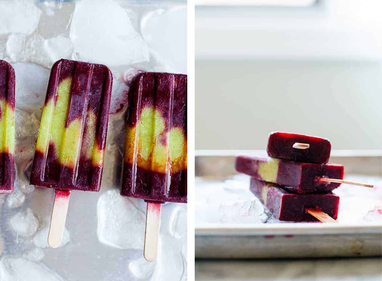 Blackberry Fig Sage Popsicles