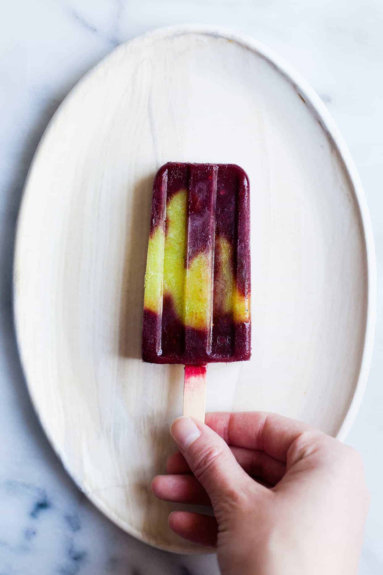 Blackberry Fig Sage Popsicle