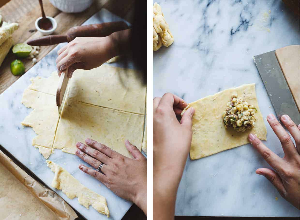 Miso Corn and Bacon Hand Pies