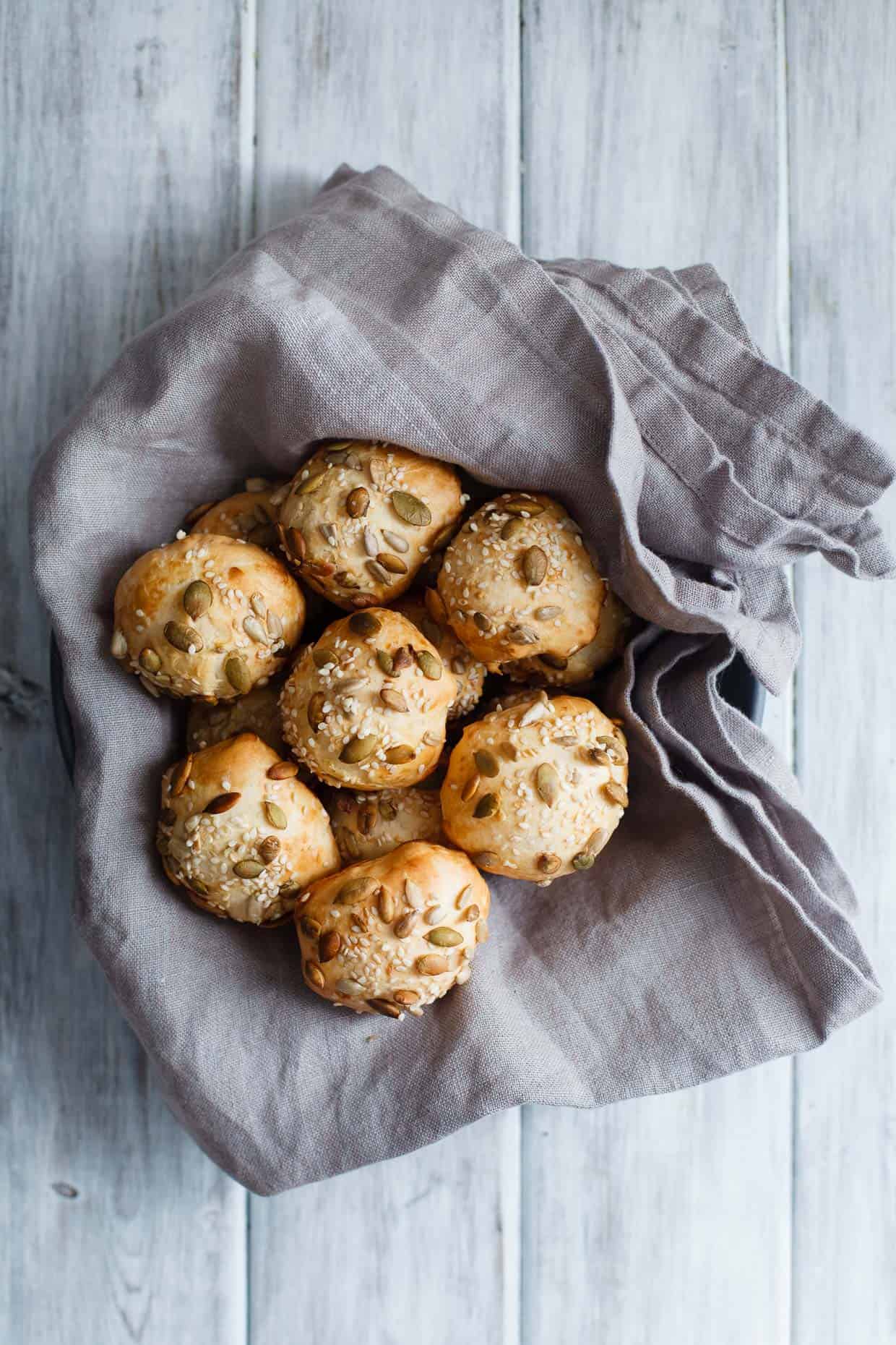 Seeded Cheddar Brazilian Cheese Bread