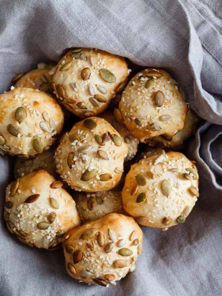 Seeded Cheddar Brazilian Cheese Bread