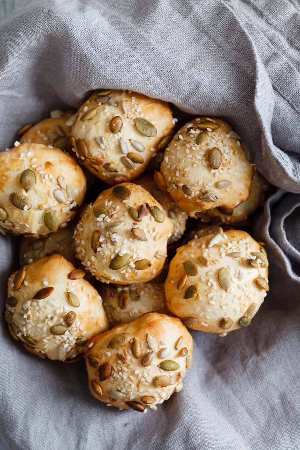 Seeded Cheddar Brazilian Cheese Bread