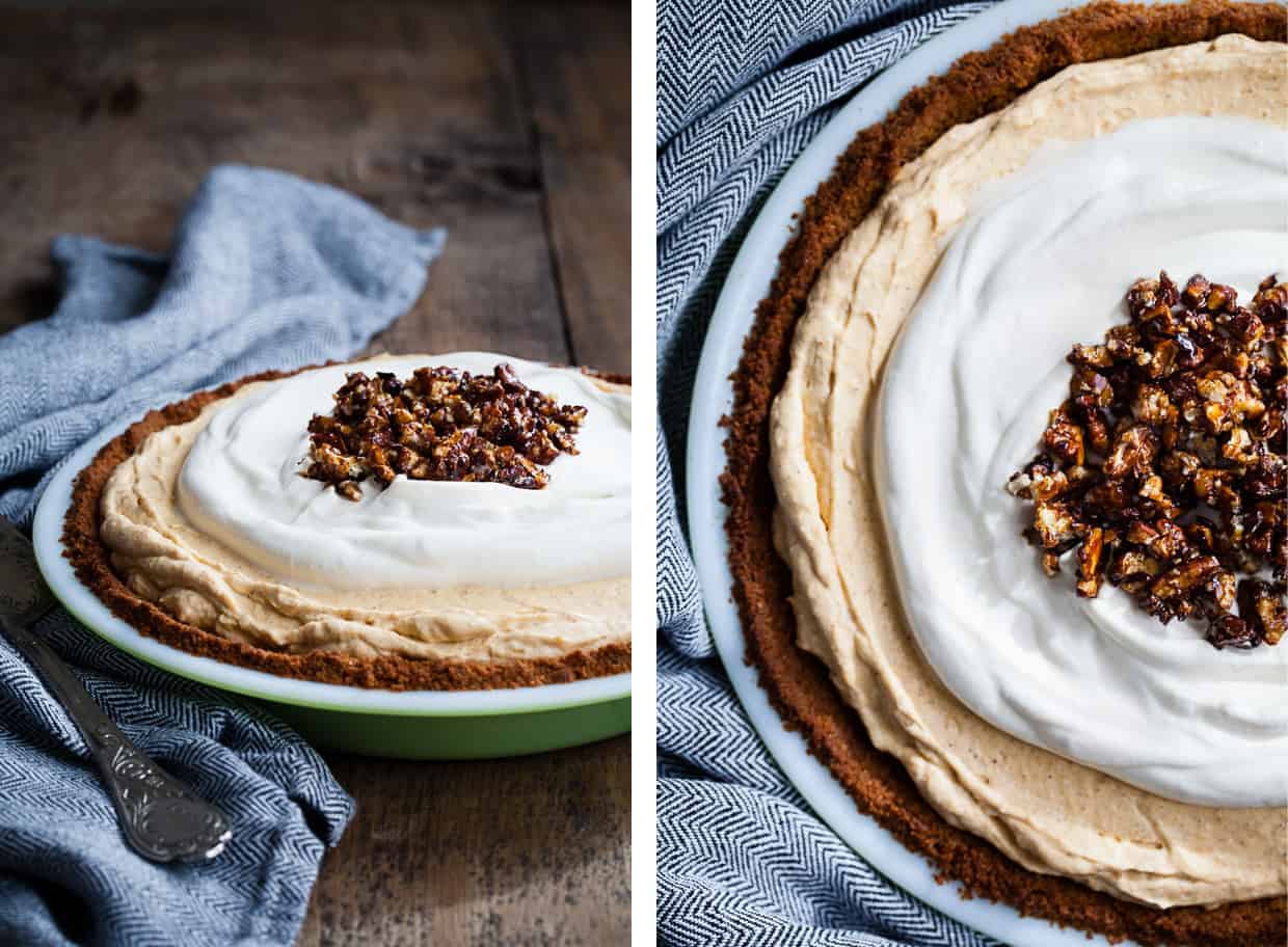 Almost NoBake Pumpkin Cheesecake Mousse Pie Snixy Kitchen Almost NoBake Pumpkin Cheesecake Mousse Pie Snixy Kitchen