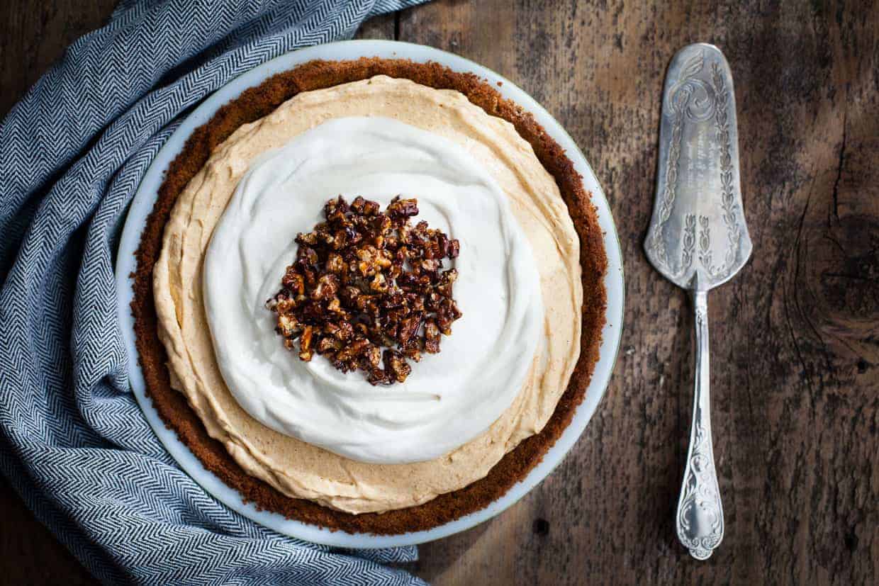 Almost NoBake Pumpkin Cheesecake Mousse Pie Snixy Kitchen Almost NoBake Pumpkin Cheesecake Mousse Pie Snixy Kitchen