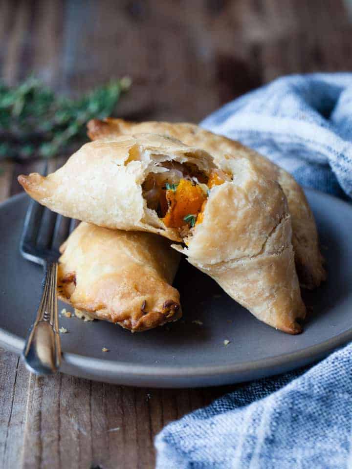 Gluten-free Kabocha Empanadas with Gruyère & Thyme