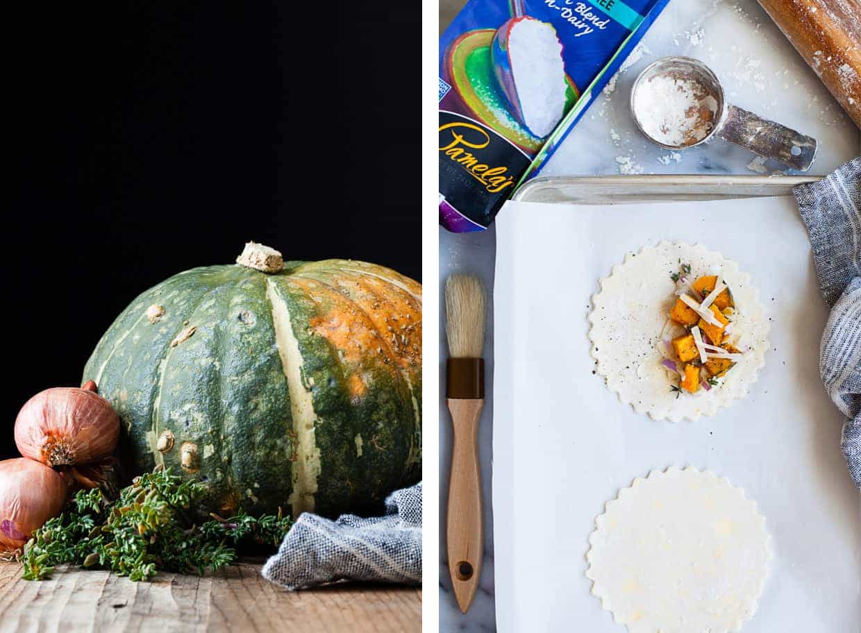 Gluten-free Kabocha Empanadas with Gruyère & Thyme