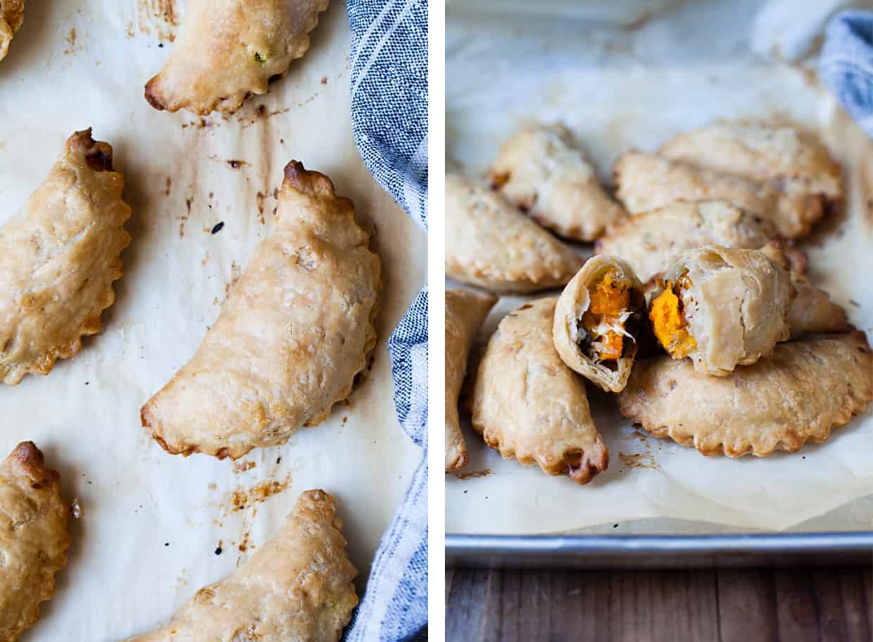 Gluten-free Kabocha Empanadas with Gruyère & Thyme