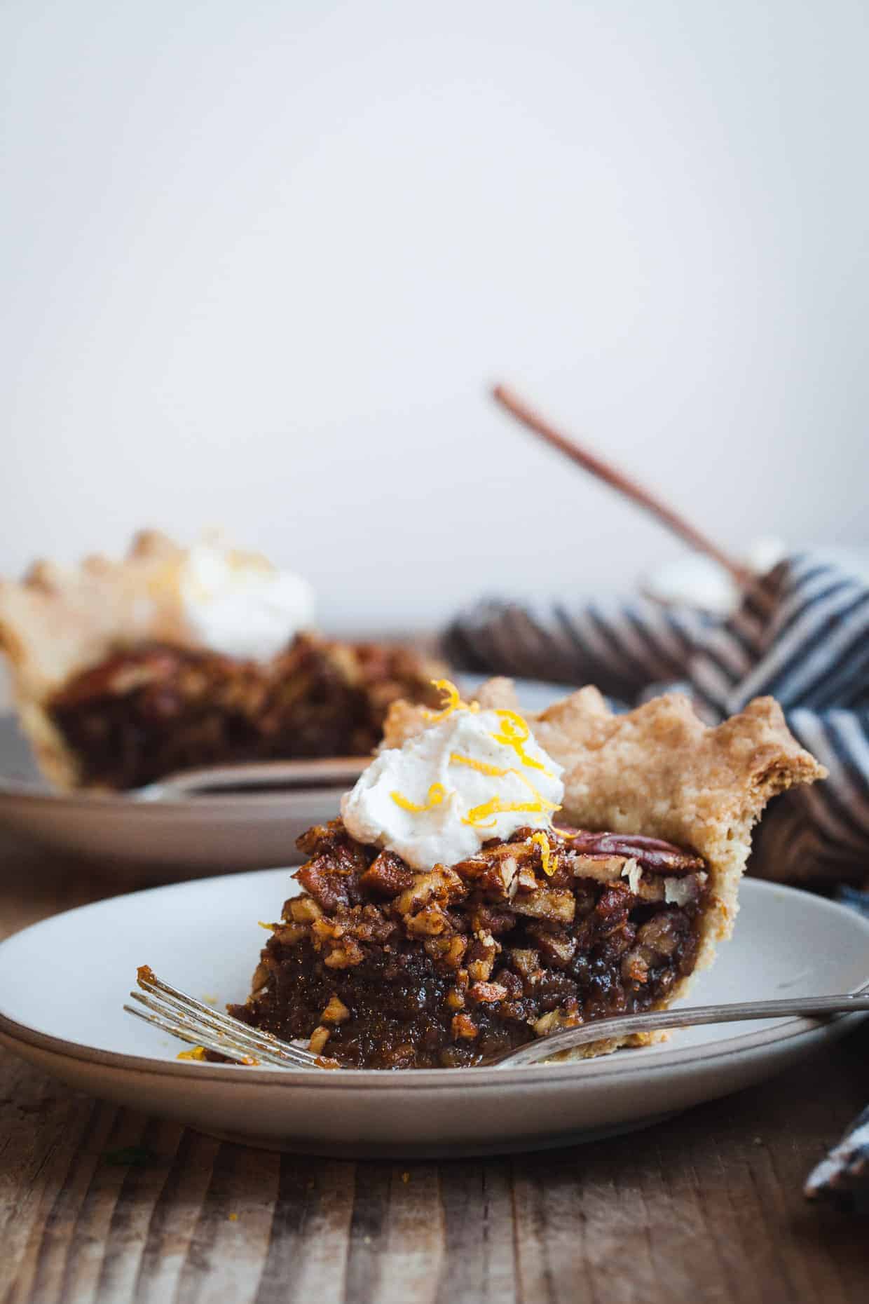 Salted Sorghum Molasses Pecan Pie