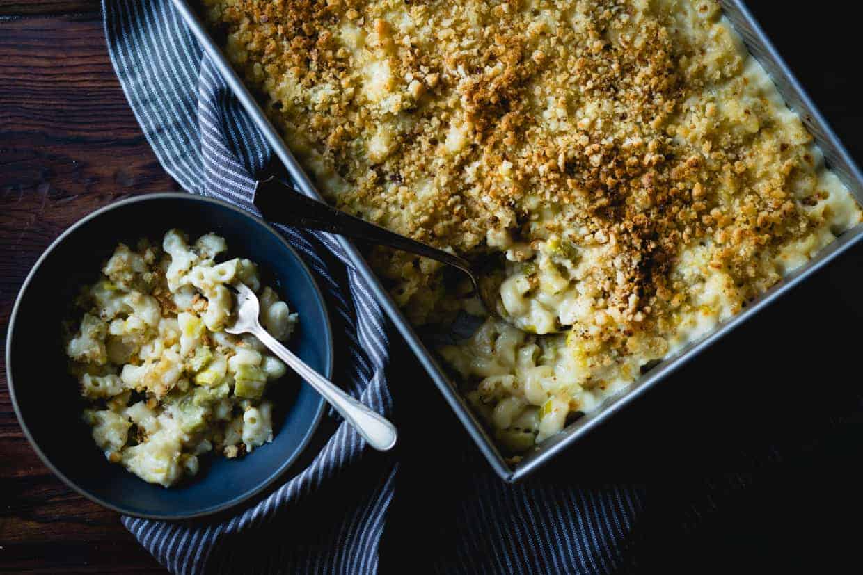 creamy cardoon macaroni and cheese {gluten-free}