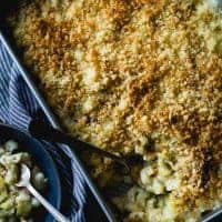 creamy cardoon macaroni and cheese {gluten-free}