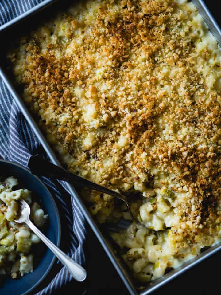 creamy cardoon macaroni and cheese {gluten-free}