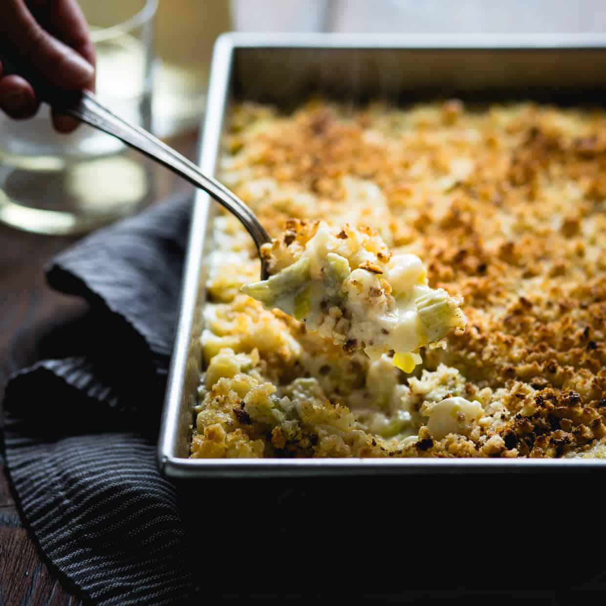 creamy cardoon macaroni and cheese {gluten-free}