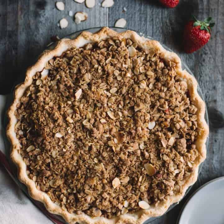 Gluten-Free Strawberry Rhubarb Pie