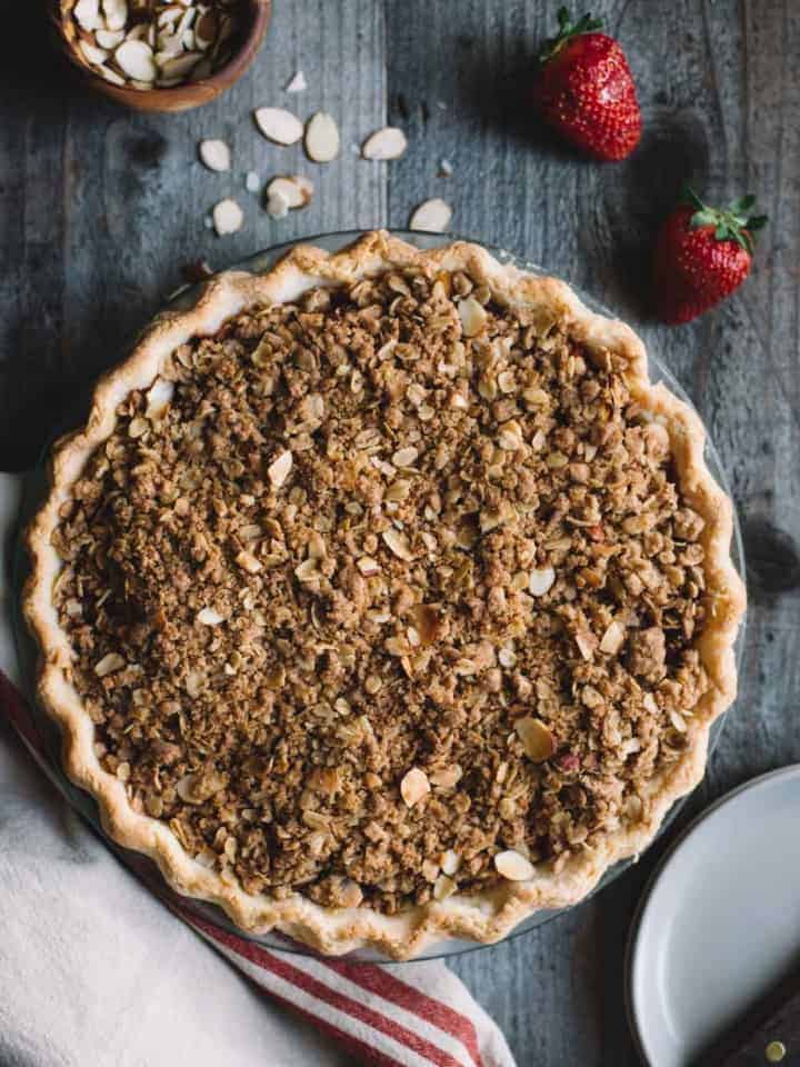 Gluten-Free Strawberry Rhubarb Pie