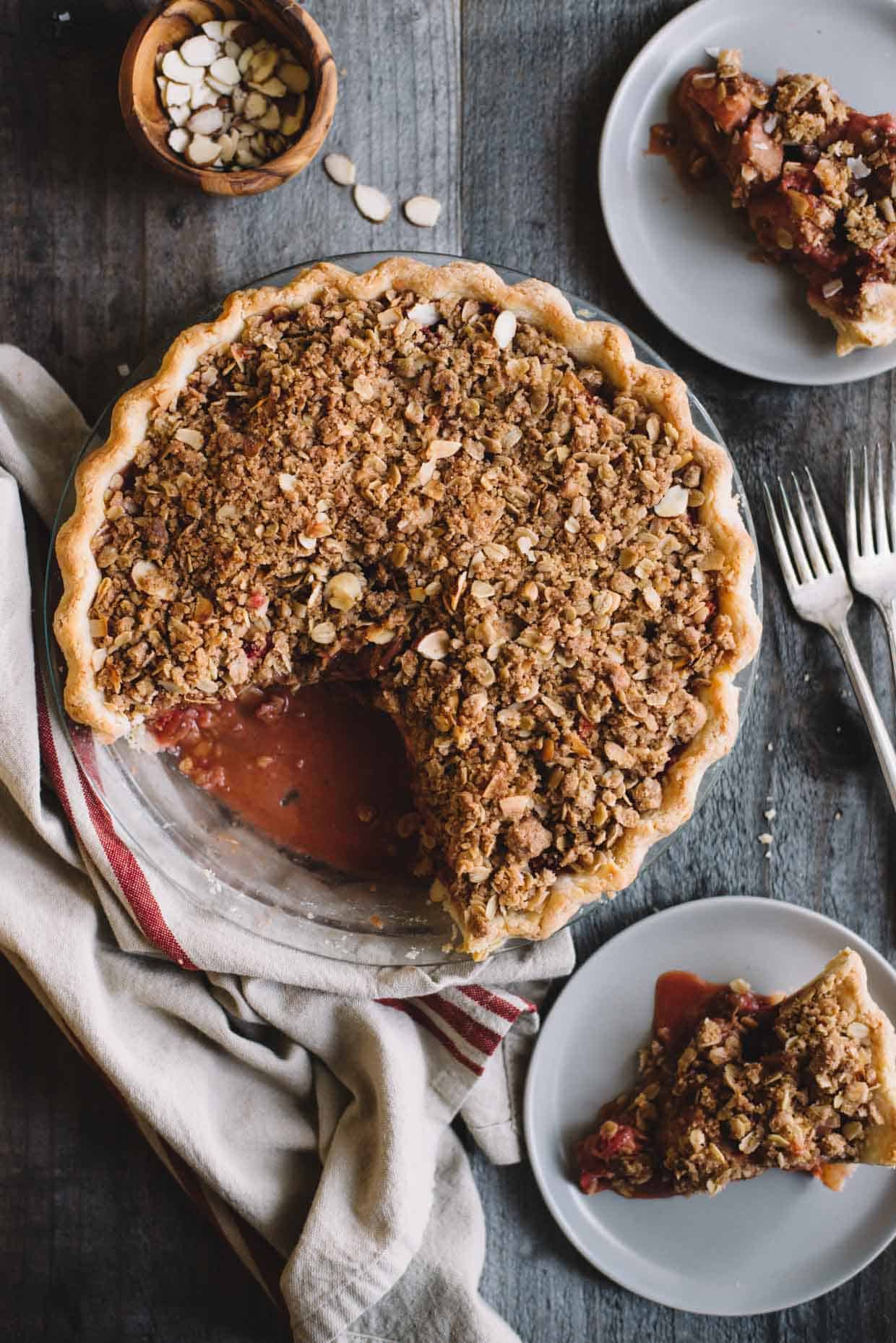 Gluten-Free Strawberry Rhubarb Pie